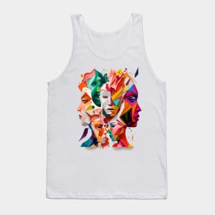 Diversity-faces Tank Top